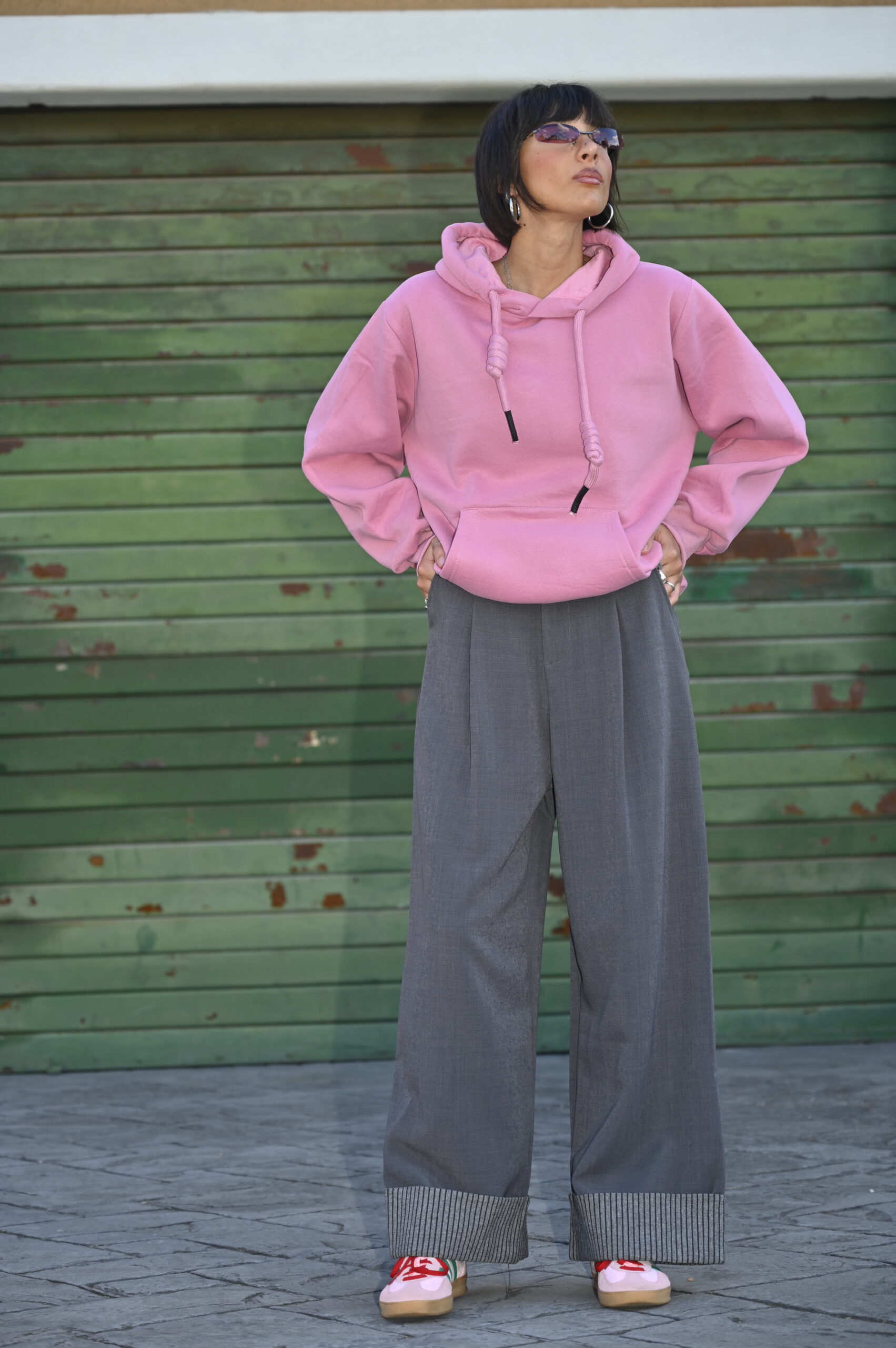 Pantaloni con Risvolto