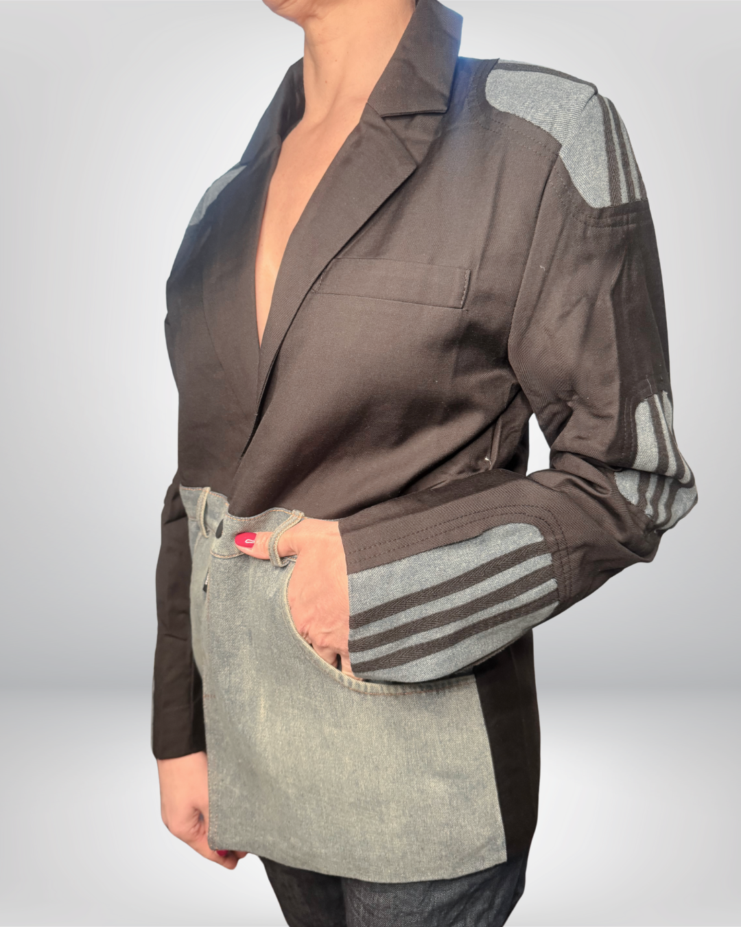 Blazer Doppia Texture