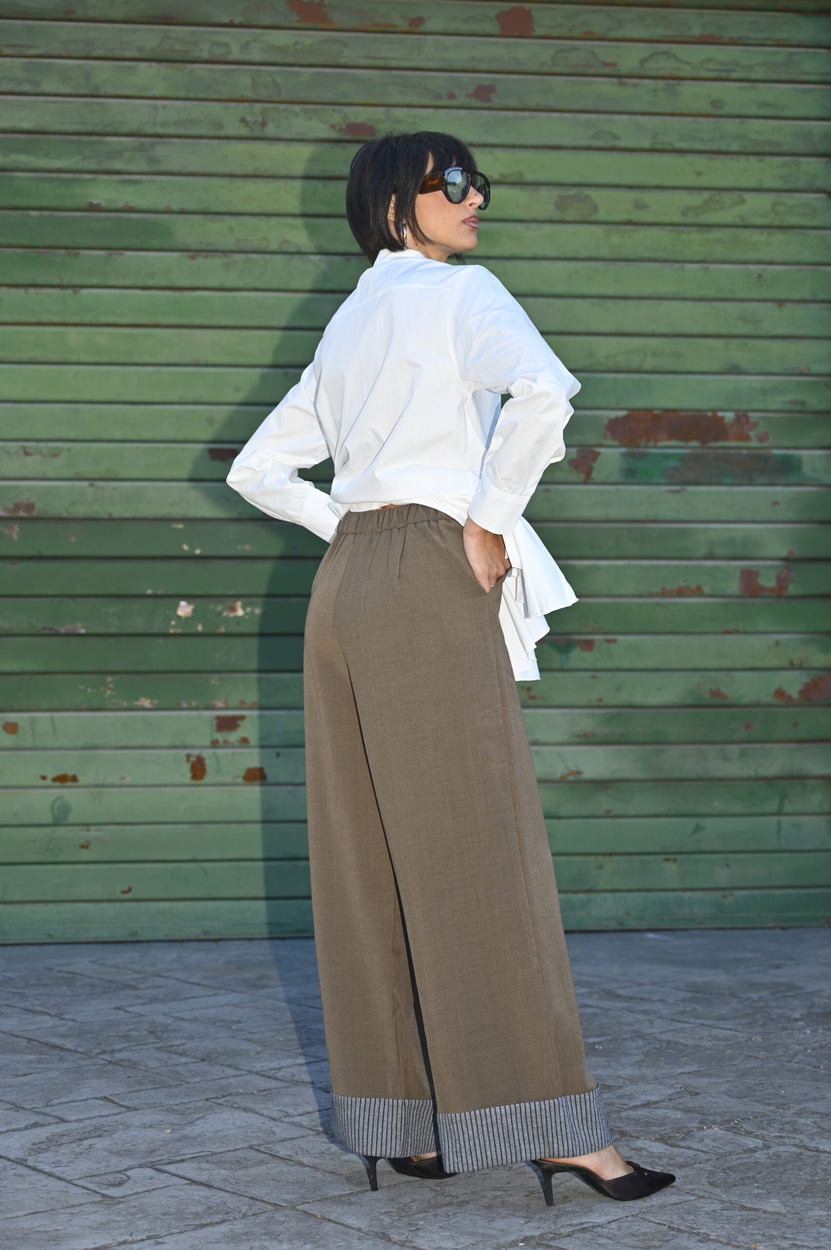 Pantalone Con Risvolto