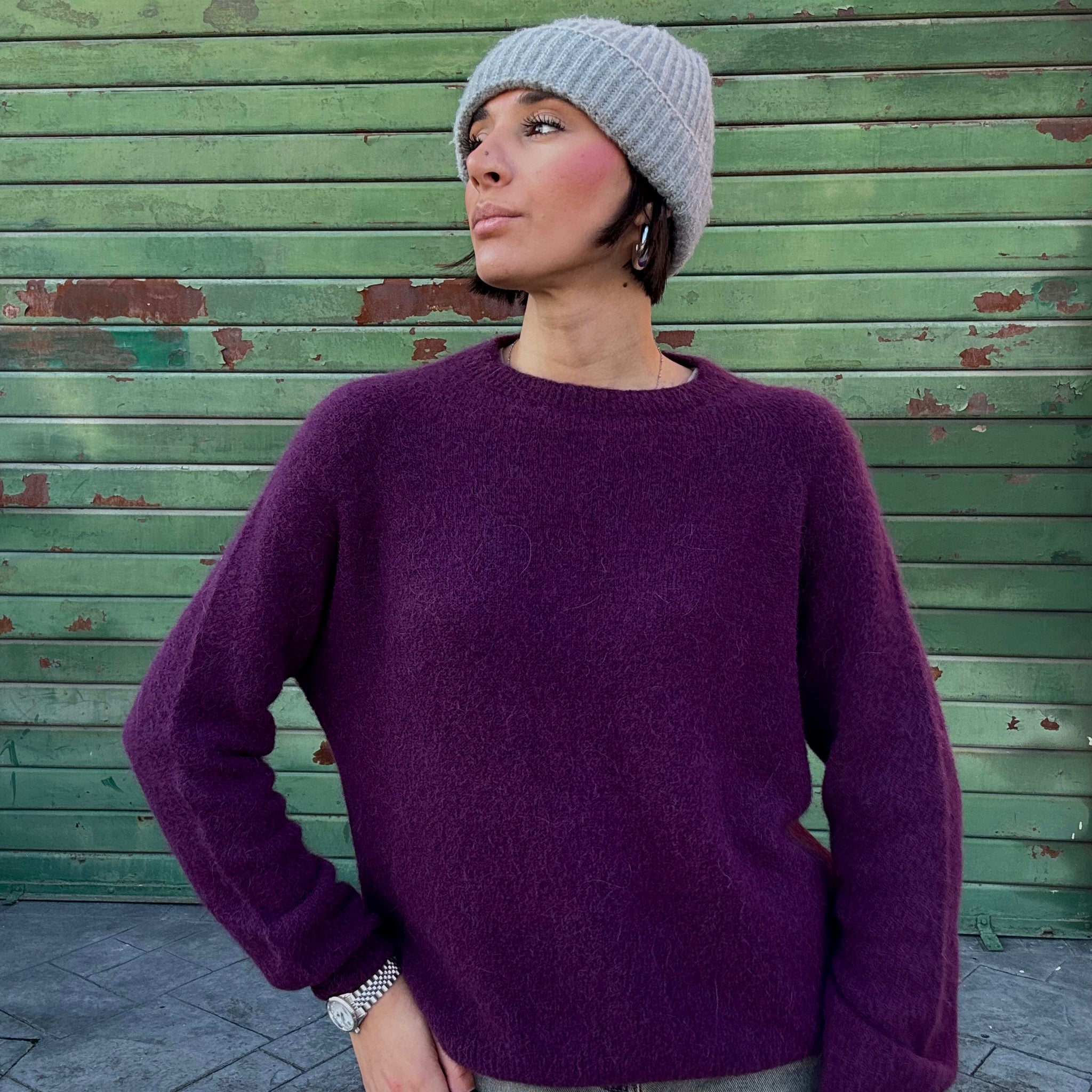 Maglione in Borgogna