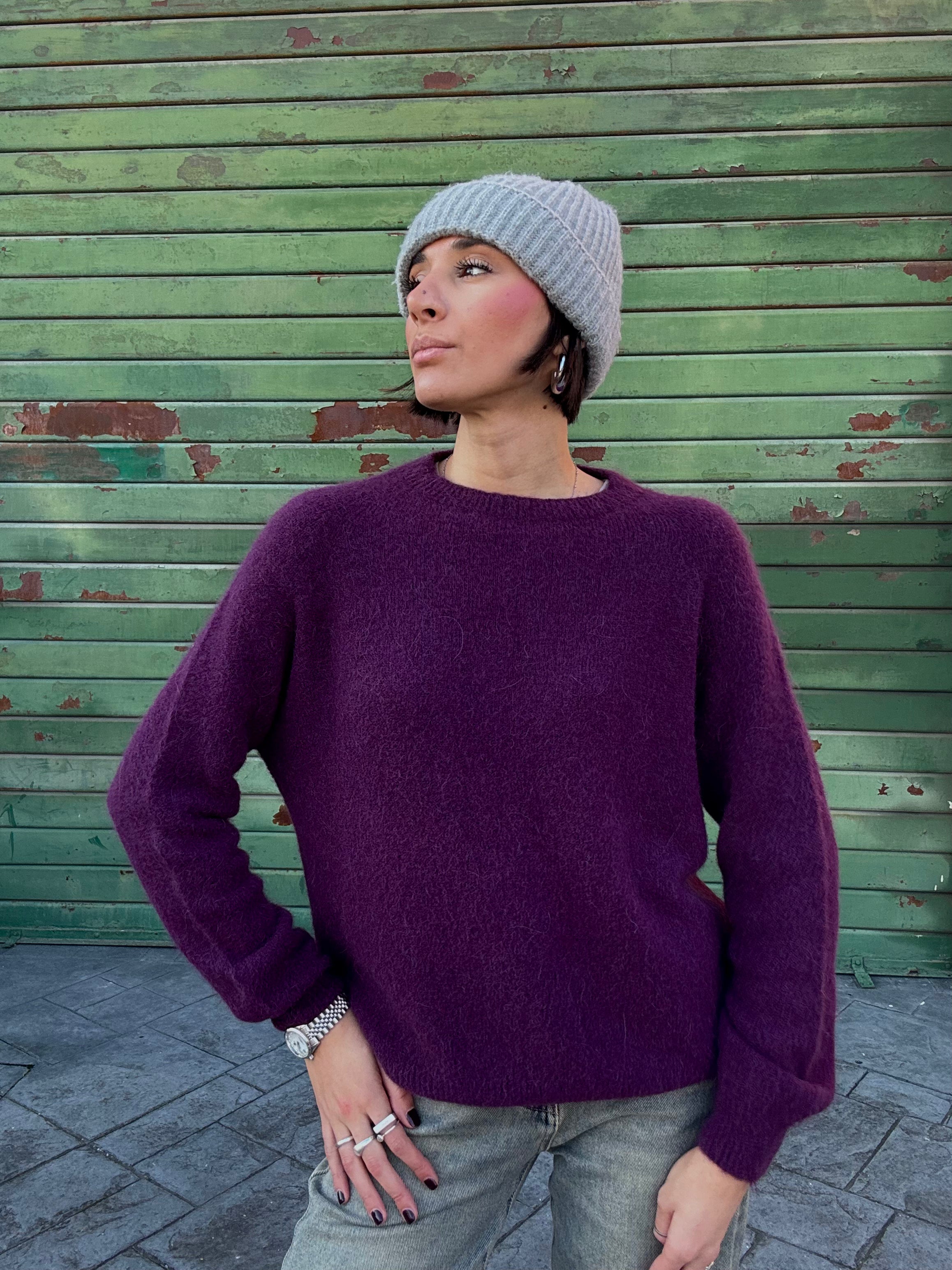 Maglione in Borgogna