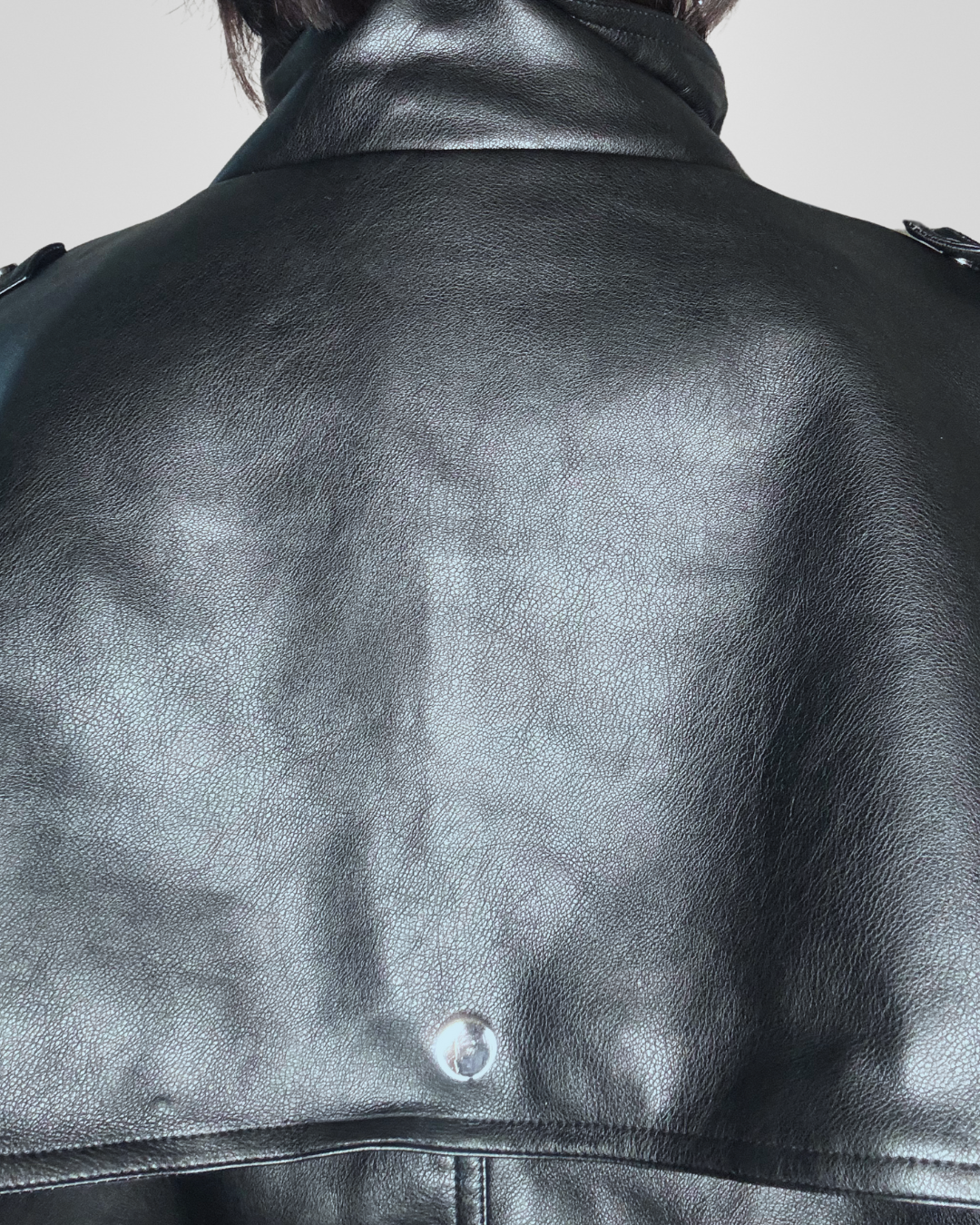 Giacca Ecopelle Strutturata